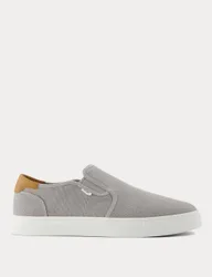 Canvas Pull-on Trainers Grey male