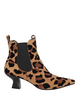 Botines de caña alta Mujer Camel 36 Mujer