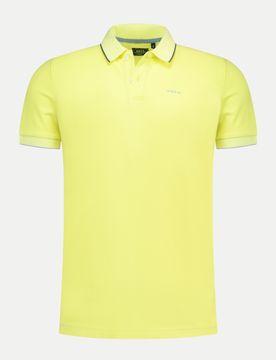 Poloshirt mit Logo Gelb L