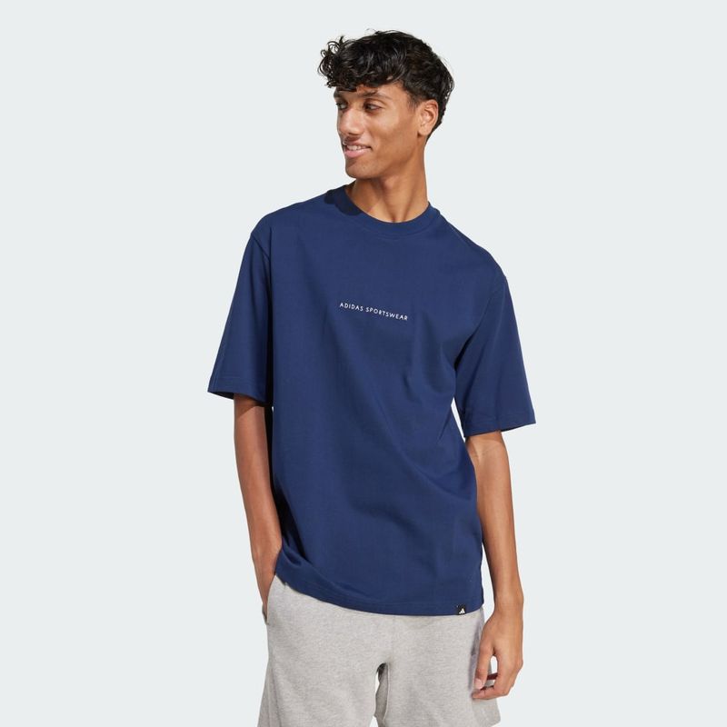 Codes Doodle Camp Graphic T-Shirt XS Night Indigo