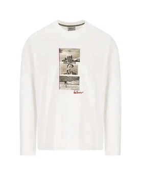 Trachtenshirt LURICO weiss M herren - LUIS TRENKER - FashionsVida