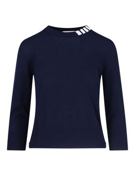 Thom Browne Felpa Girocollo Logo