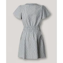 Vestido corto de mujer de rayas