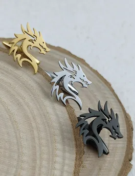 Men's Vintage Cuff Links Quality Stainless Steel Material Golden Color Chinese Dragon Design Cufflinks Wholesale & Retail - Aliexpress - FashionsVida