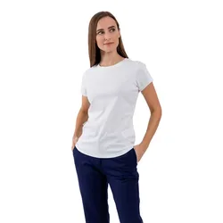 Maglietta A Maniche Corte Essentials White XS