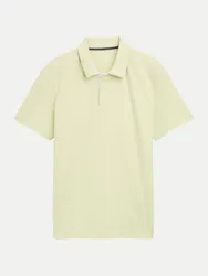 Basic Poloshirt Grün 3XL