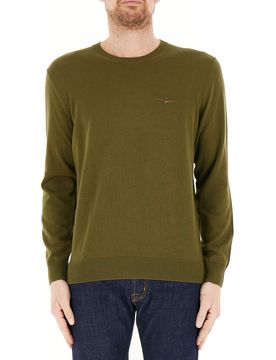 Maglione in cotone VERDE OLIVA XXL
