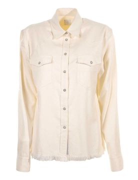 Camicia In Flanella Di Cotone