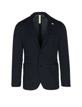 Chaqueta de punto de jersey azul 88
