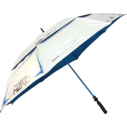 Golfschirm UV-Protect H2NO Chrome Serie, blau/silber