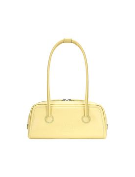 Ledertasche - Schultertasche SOFT BOSTON EW gelb damen