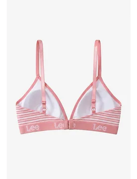 Bra Crop Top Pink & White Stripe Größe S female - Lee - FashionsVida