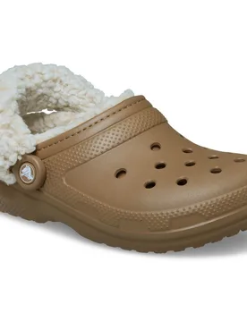 Classic Fleece Lined Thermoplastic Mens Sepia Clogs - Brown - Size Uk 7 - Crocs - FashionsVida