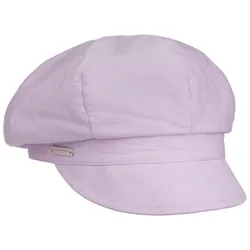 Chambray Newsboy Cap by - purple - Damen - Size: One Size