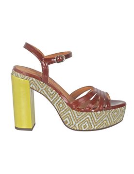 Sandali - 451132 - Marrone/Giallo
