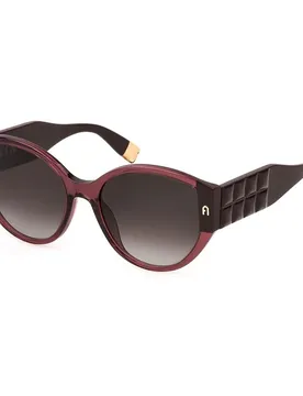 Occhiali Da Sole Da Donna Sfu78 Shiny Transp.Raspberry Brown Gradient Pink / CAT3