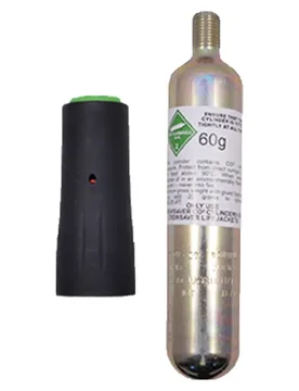Ergofit 290n Co2 Cartridge Grey One Size unisex - Crewsaver - FashionsVida