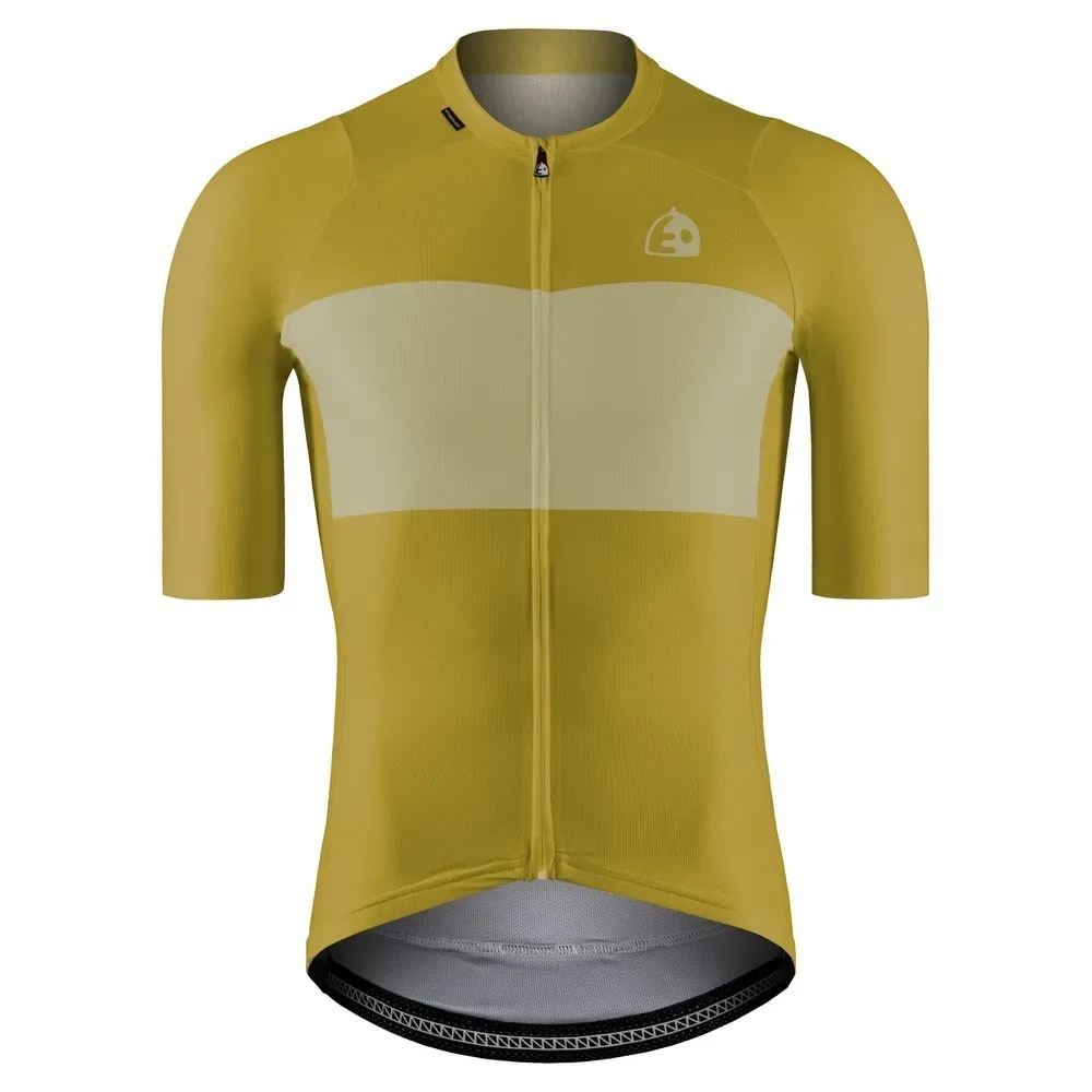 Maglia A Maniche Corte Biko Mustard - Etxeondo - FashionsVida