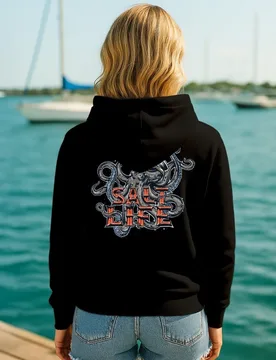 Underwater Alien Womens Hoodie - - Size: XXL - Salt Life - FashionsVida