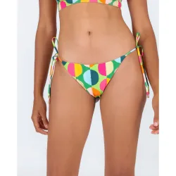 Braga de bikini con lazo estampada