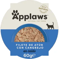 Comida húmeda para gatos adultos atún y cangrejo 60 g