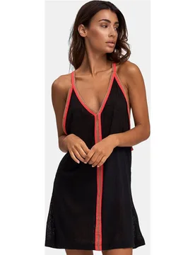 Caftán corto Sundress con tiras - Pitusa - FashionsVida