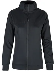 Damen Zip-Shirt (Reflexx 21), black XS