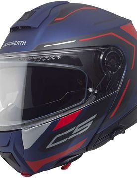 Casco Moto Modulare P/J C5 OMEGA Blu taglia 2XL