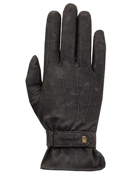 Reithandschuhe WEYMOUTH Winter black stonewashed 8 - roeckl - FashionsVida