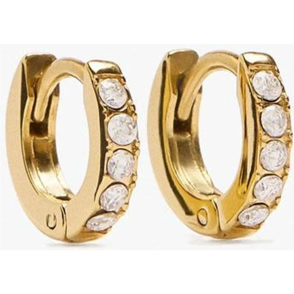 Pendientes de aro de acero inoxidable con circonitas - Parfois - FashionsVida