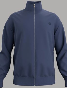Felpa Uomo con Zip e Logo Ricamato Exeter River