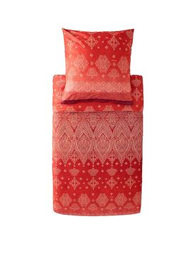 Ropa de cama de satén 70x90cm / 140x200cm KERALA Burdeos rojo oscuro