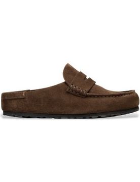 Para mujer. 1031701 Mocasines Naples Wrapped de piel (Ajuste Estrecho) (36), Plano, Ante, Ninguno, Casual