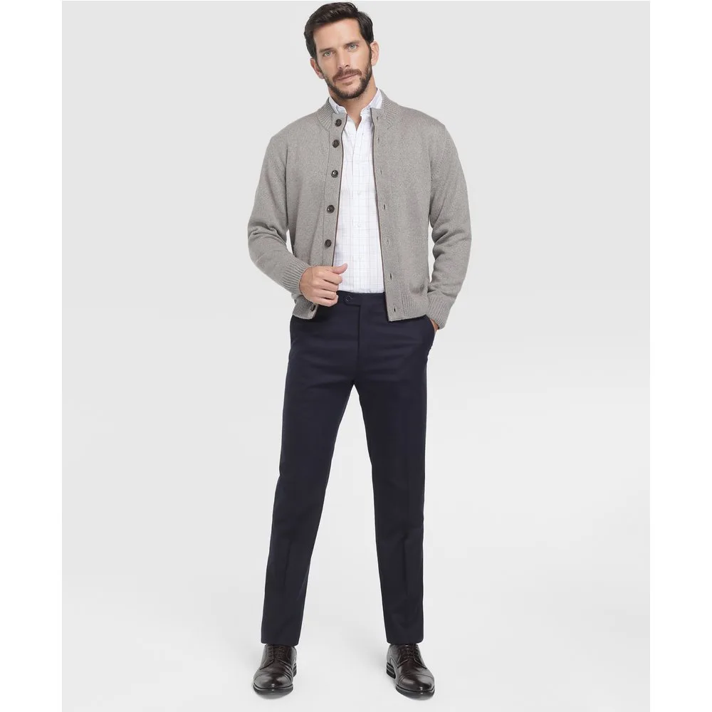 Pantalón de hombre de vestir gris - Mirto - FashionsVida