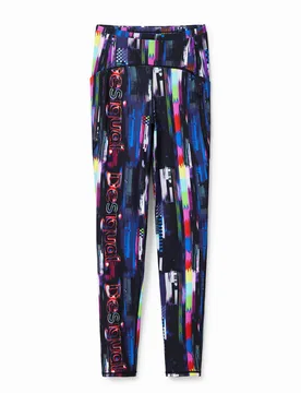 Legging sport numérique BLACK XS female - Desigual - FashionsVida
