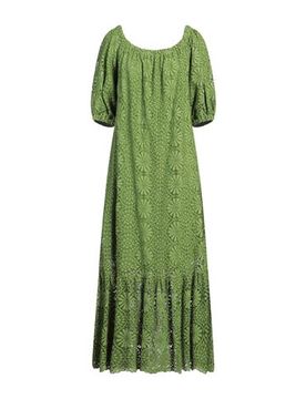 Vestido largo Mujer Verde 38 Mujer