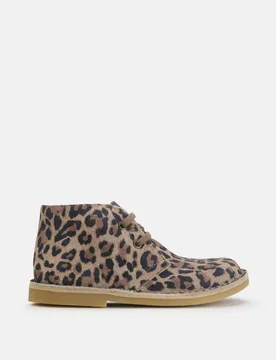 Suede Leopard Boots (7 Small - 2 Large) Multi Female - Start-Rite - FashionsVida