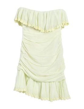 Mini-Kleid Damen Pastellgelb 32,34,36,38 Damen