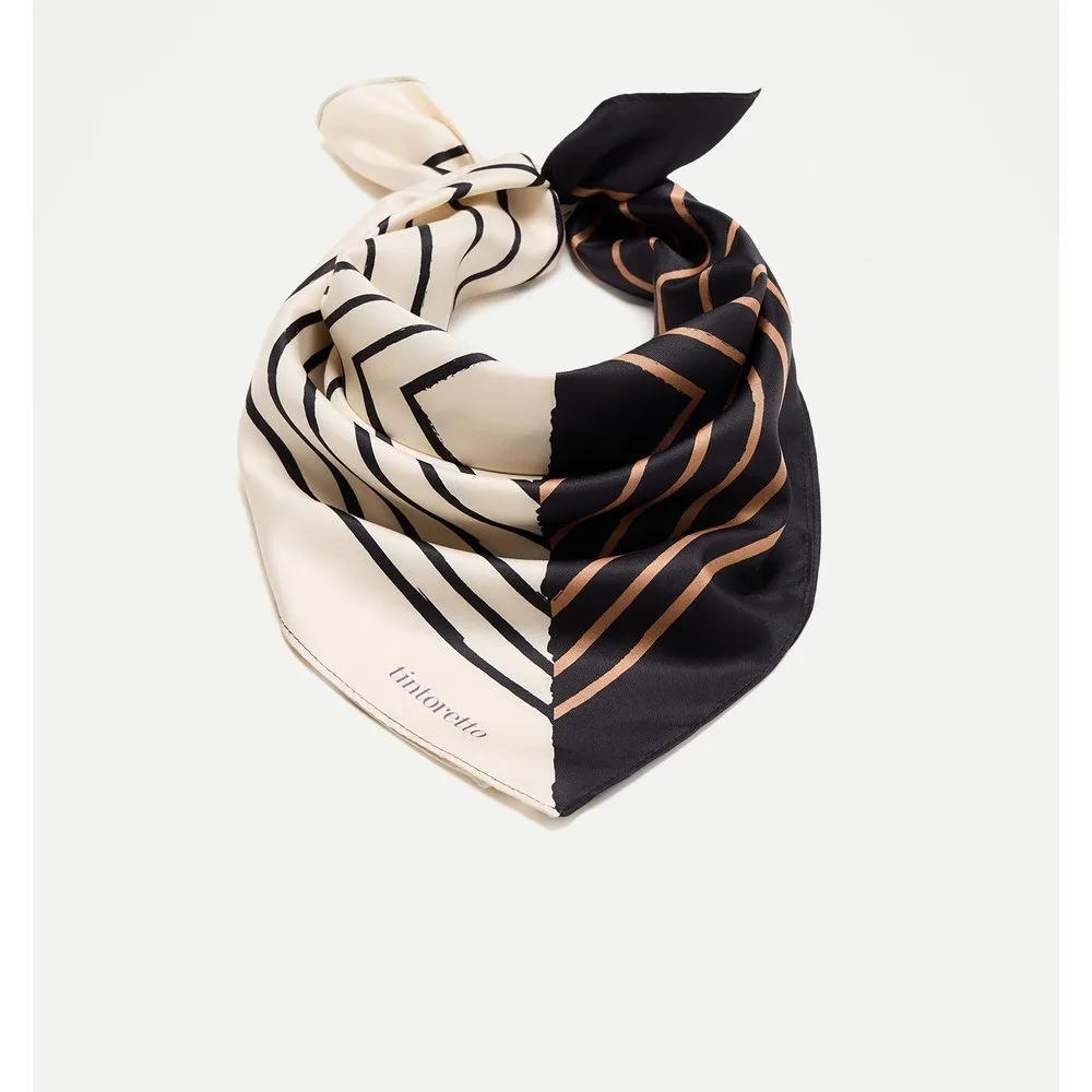 Pañuelo de cuello con líneas - Tintoretto - FashionsVida