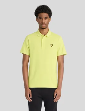 Men's Sports Polo Shirt Green Glow - Lyle & Scott - FashionsVida