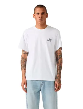 T-shirt à Manches Courtes 16143 Simple Pleasures 2 / White Plus XL