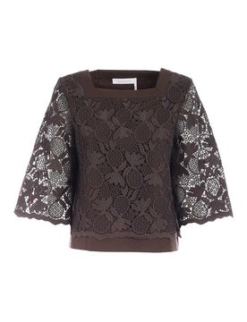 Blusa in pizzo