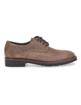 Scarpe stringate Grigio in pelle scamosciata 600 45