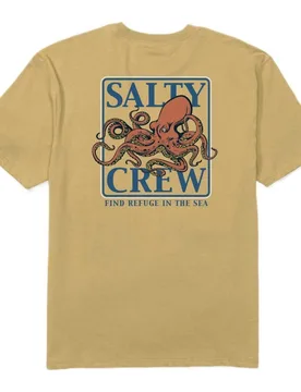 T-shirt à Manches Courtes Ink Slinger Standard Mineral Yellow S - Salty Crew - FashionsVida