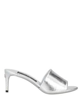 Dolce&Gabbana Sandalias Mujer Plata 40 Mujer