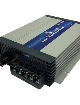 Lifepo4 Lithium Battery Charger 50a 12v Grey / Black 292 x 220 x 75 mm unisex - Samlex - FashionsVida