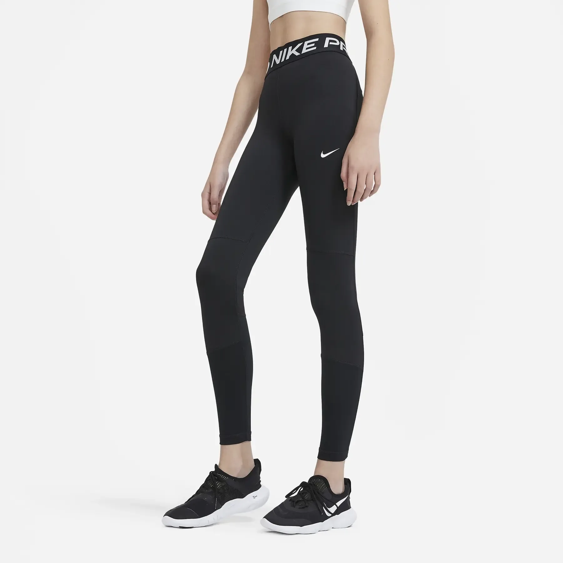 Leggings für Mädchen Pro - Noir - female - Size: 13/15 ans - Nike - FashionsVida