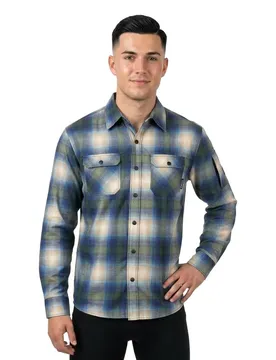 Chemise à Manches Longues Ziggy-r Checks Bluestone XL