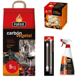 Pack Carbón & Accesorios XL - Prepara tu Barbacoa