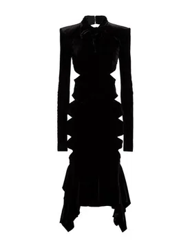 Vestido midi Mujer Negro 38 Mujer - Alexandre Vauthier - FashionsVida